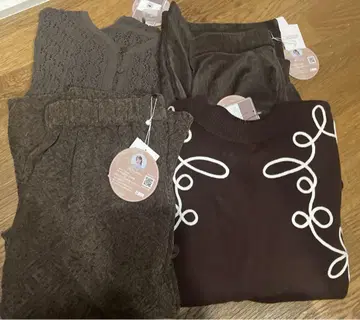 시마무라 yumi 팬츠 스커트 니트 시스루