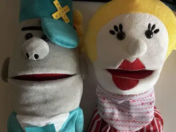 해치포치 스테이션 봉제 인형 퍼펫 저니 다이아 2종 세트
