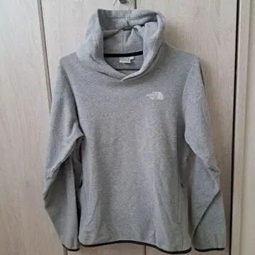 THE NORTH FACE 그레이 후드 부착 후드티 M