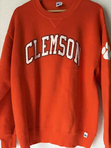 CLEMSON 오렌지 트레이닝복 XL RUSSELL ATHLETIC
