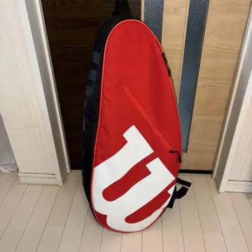 윌슨(Wilson) 라켓 백 6개용 레드/화이트