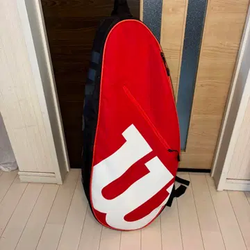 윌슨(Wilson) 라켓 백 6개용 레드/화이트