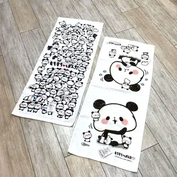 모찌모찌 판다 페이스 타월 2장 세트