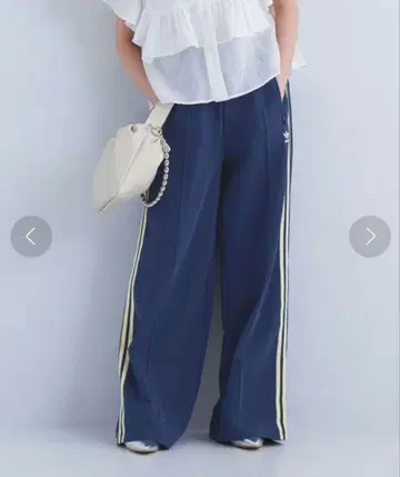 adidas Originals 루즈 트랙 팬츠 네이비