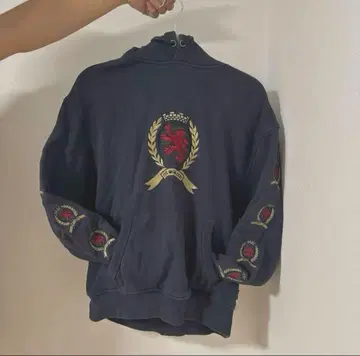 TOMMY JEANS 네이비 후드티 S