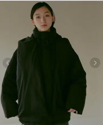 casa fline 후드 머플러 포함 충전솜 코트