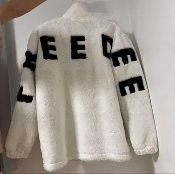 FREEDES 플리스 자켓 M 화이트
