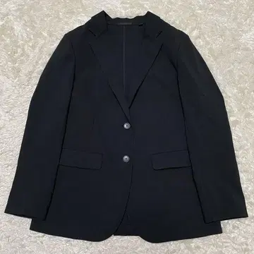 유니클로 감동 자켓 릴랙스 핏 블랙 L 사이즈