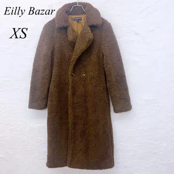e5459 [일리 바자] 보아 코트 XS 사이즈 브라운 여성용 가을/겨울