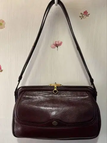GOLDPFEIL 골드파일 가마구치 숄더 백 보르도 새상품급