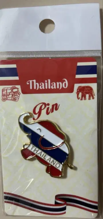 오사카 간사이 만박 태국 파빌리온 코끼리 핀 배지