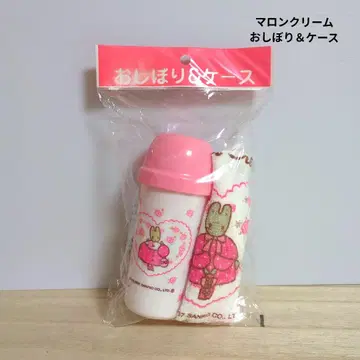 마론 크림 오시보리 & 케이스 미사용 새상품 1992 산리오 소풍