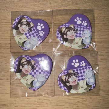 닌타마 란타로 오하마 칸에몬 하트 캔뱃지