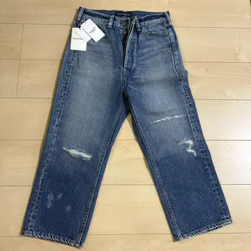 MADISONBLUE CRASHED SAROUEL DENIM 데님 팬츠