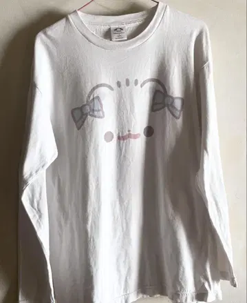 포메라니안 모찌 Lafary 롱 T셔츠 블루