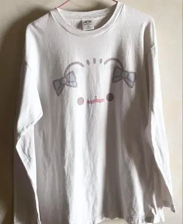 포메라니안 모찌 Lafary 롱 T셔츠 블루