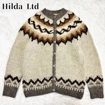 Hilda Ltd 빈티지 아이슬란드제 노르딕 가디건