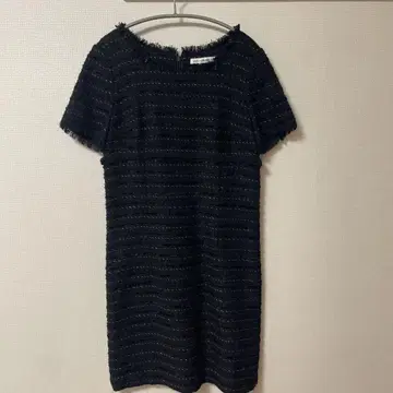 M-premier BLACK 무릎 기장 원피스 38
