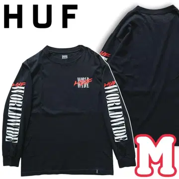 하프 HUF 월드라이드 긴팔T셔츠
