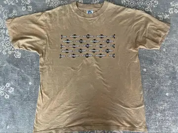 초기 INDEPENDENT 티셔츠 L 베이지 80s 아이언 크로스