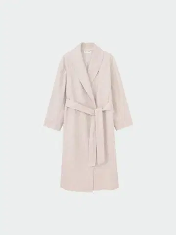 미사용 새상품 PLST 린넨 블렌드 숄카라 코트 S