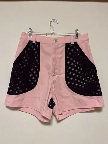 메쉬 포켓 하프 팬츠 PINK/PURPLE