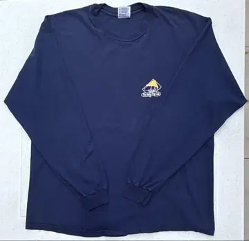 Hanes 네이비 긴팔 티셔츠 X-LARGE
