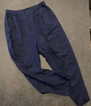 MORRIS&SONS 남성용 린넨 팬츠 네이비 린넨