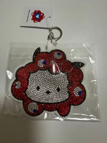 만박 먁먁 포차코 키라키라 가죽 키링 산리오 회장 한정판