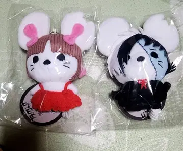 블랙잭전 봉제 인형 키링 세트 피노코