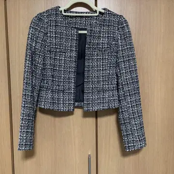 노카라 트위드 자켓