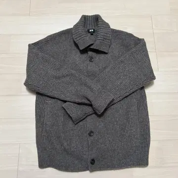 UNIQLO 리브 가디건 브라운