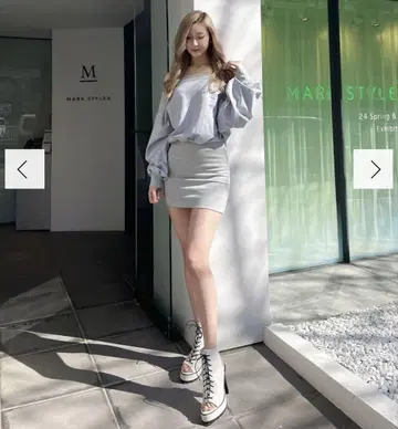 탱크 밑창 레이스업 오픈 숏부츠