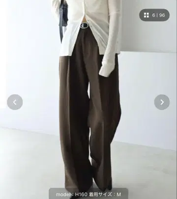 andme 앤도미 트윌 턱 슬랙스 와이드 팬츠