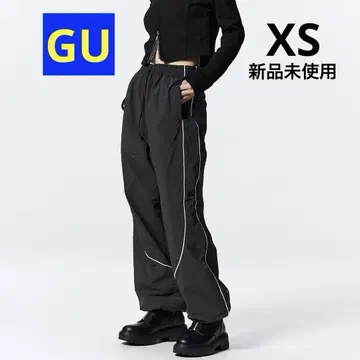 [새상품] GU 안감 플리스 트랙 팬츠 캐주얼 팬츠 사이드 라인