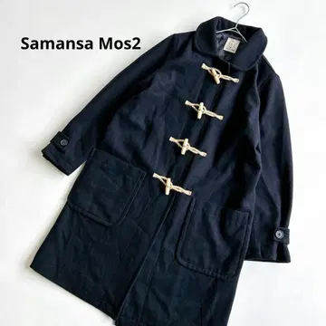 Samansa Mos2 사만사 모스모스 더플 코트 네이비 F