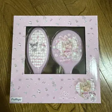 리카짱 & My Melody 콜라보 브러쉬 2개 세트