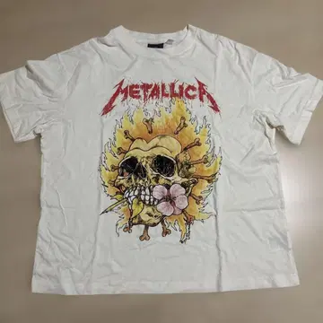 METALLICA 스컬 그래픽 T셔츠