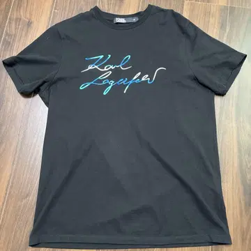 KARL LAGERFELD 블랙 T셔츠 XL