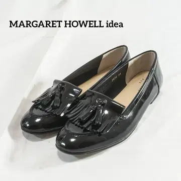 새상품급 MARGARET HOWELL 에나멜 태슬 프린지 로퍼