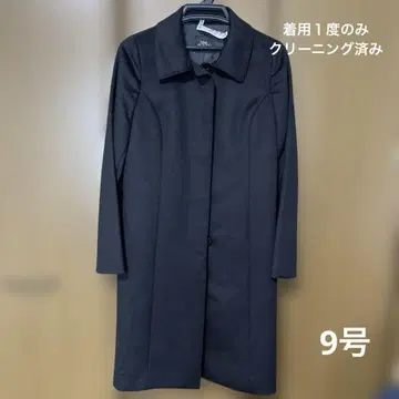 착용 한 번만 미스 준 코트