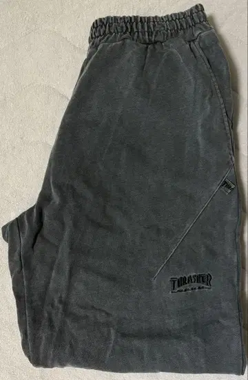 THRASHER 그레이 조거 팬츠 L