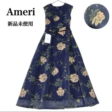 Ameri 2WAY JEANNETTE ORDINARYLINE DRESS