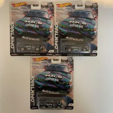 미개봉 Hot Wheels 오픈 트럭 HKS BNR32 3대 세트
