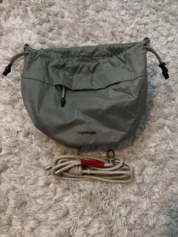 topologie 그레이 드로우 스트링 백