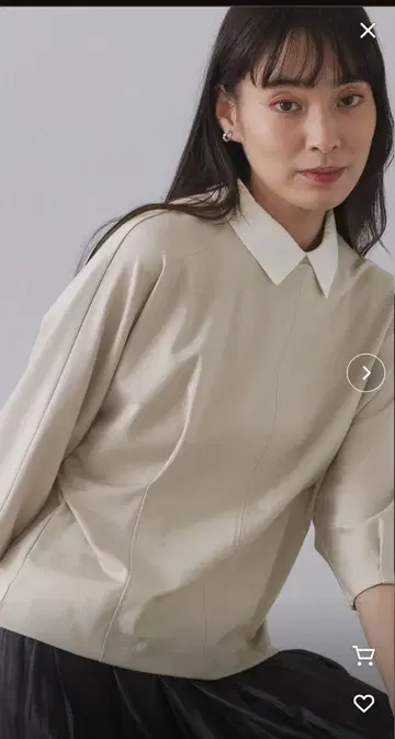 카라 부착 돌먼 상의 [ 세탁기 OK ]