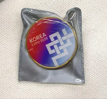 오사카 간사이 만국 박람회 한국관 핀 배지