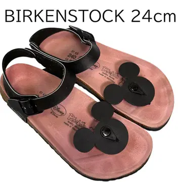 버켄스탁 디즈니 콜라보 미키 모양 샌들 24cm