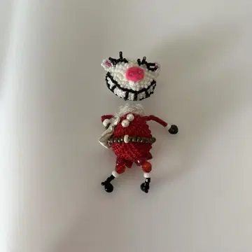 알베로베로 브로치 비즈 산타클로스