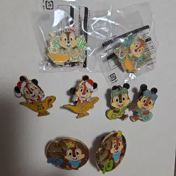 디즈니 핀 배지 칩과 데일 핀 배지